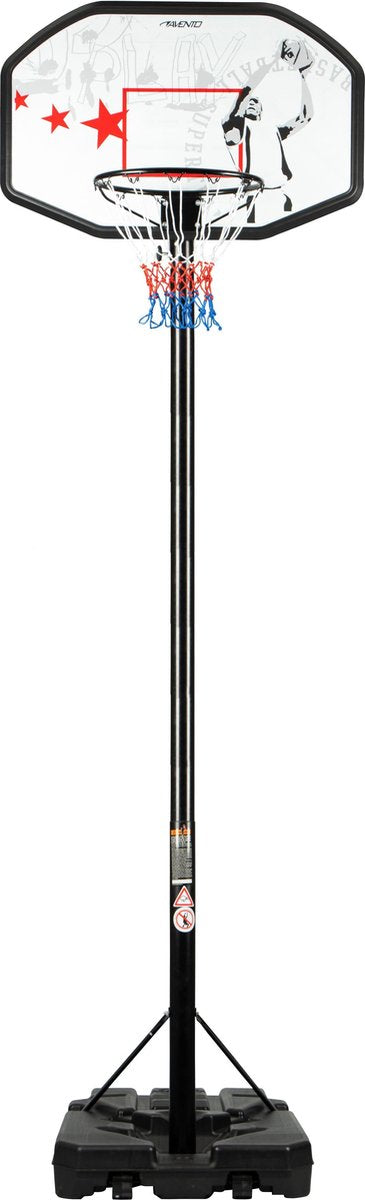 Support de basket Avento mobile - rupture rapide - réglable de 200 à 305 cm