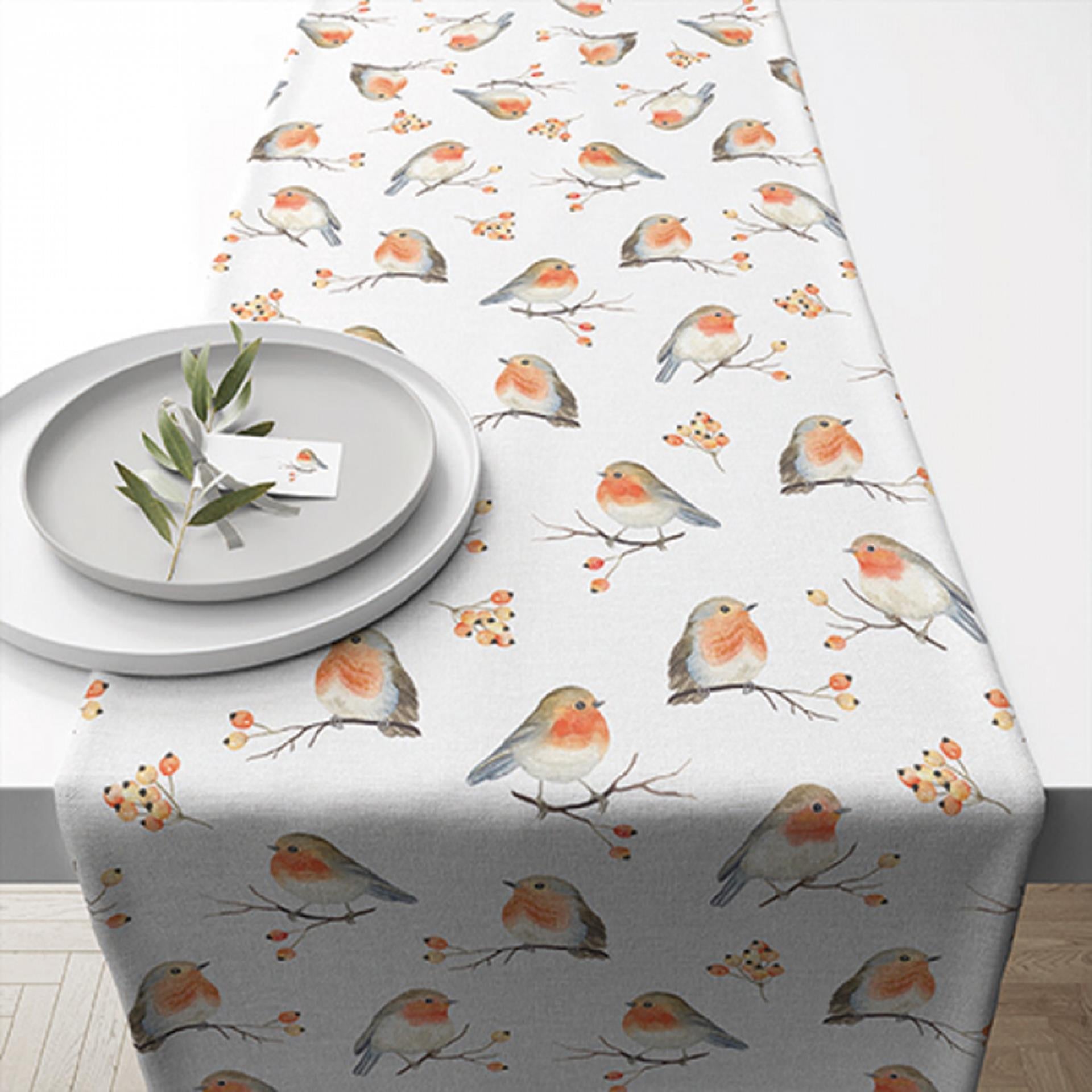 Ambiente chemin de table famille robin 40x150