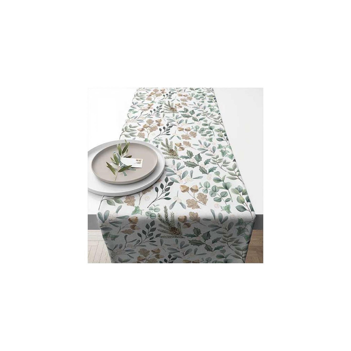 Chemin de table Ambiente 40x150cm feuilles