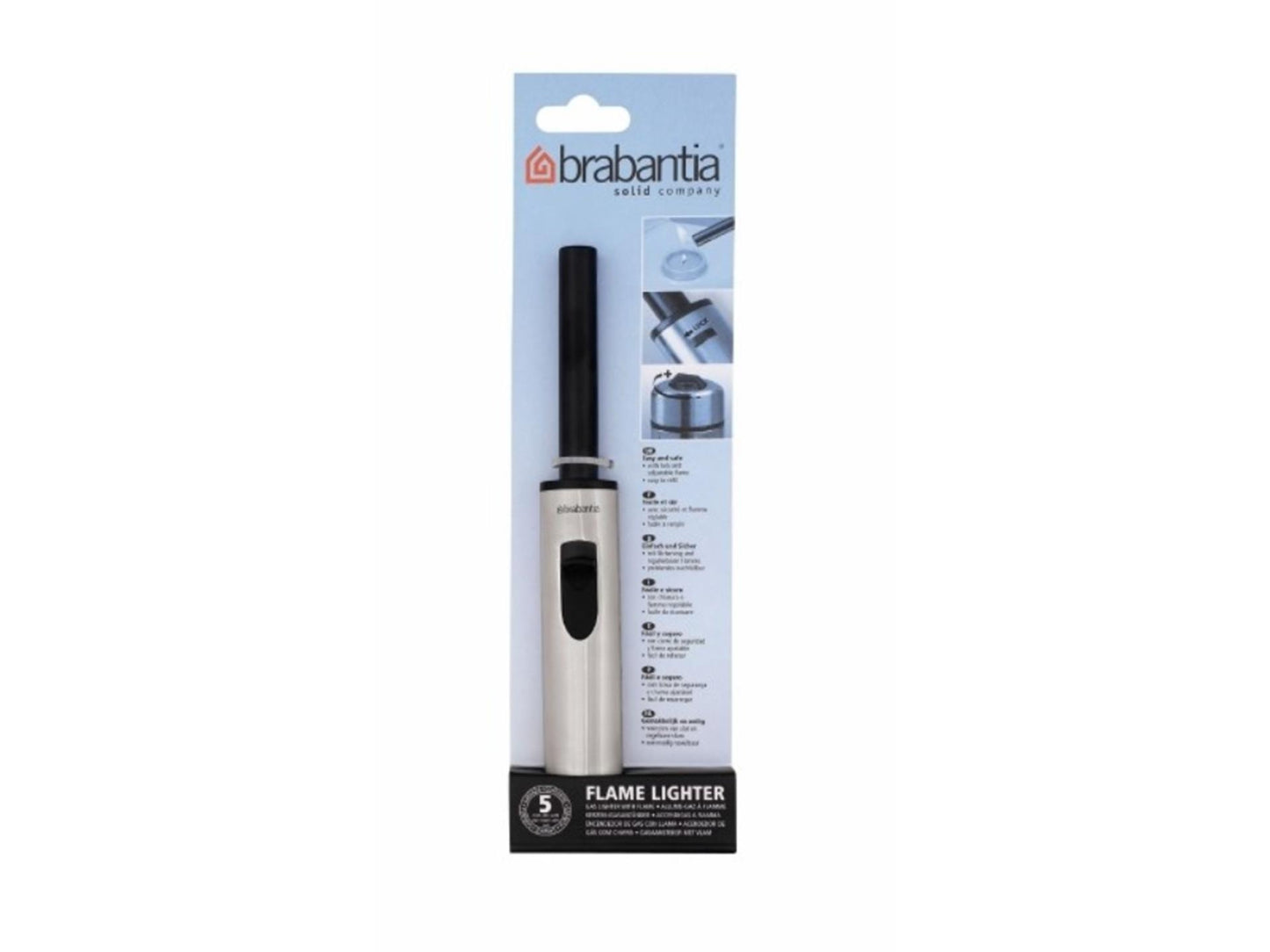 Briquet à gaz Brabantia avec réglage