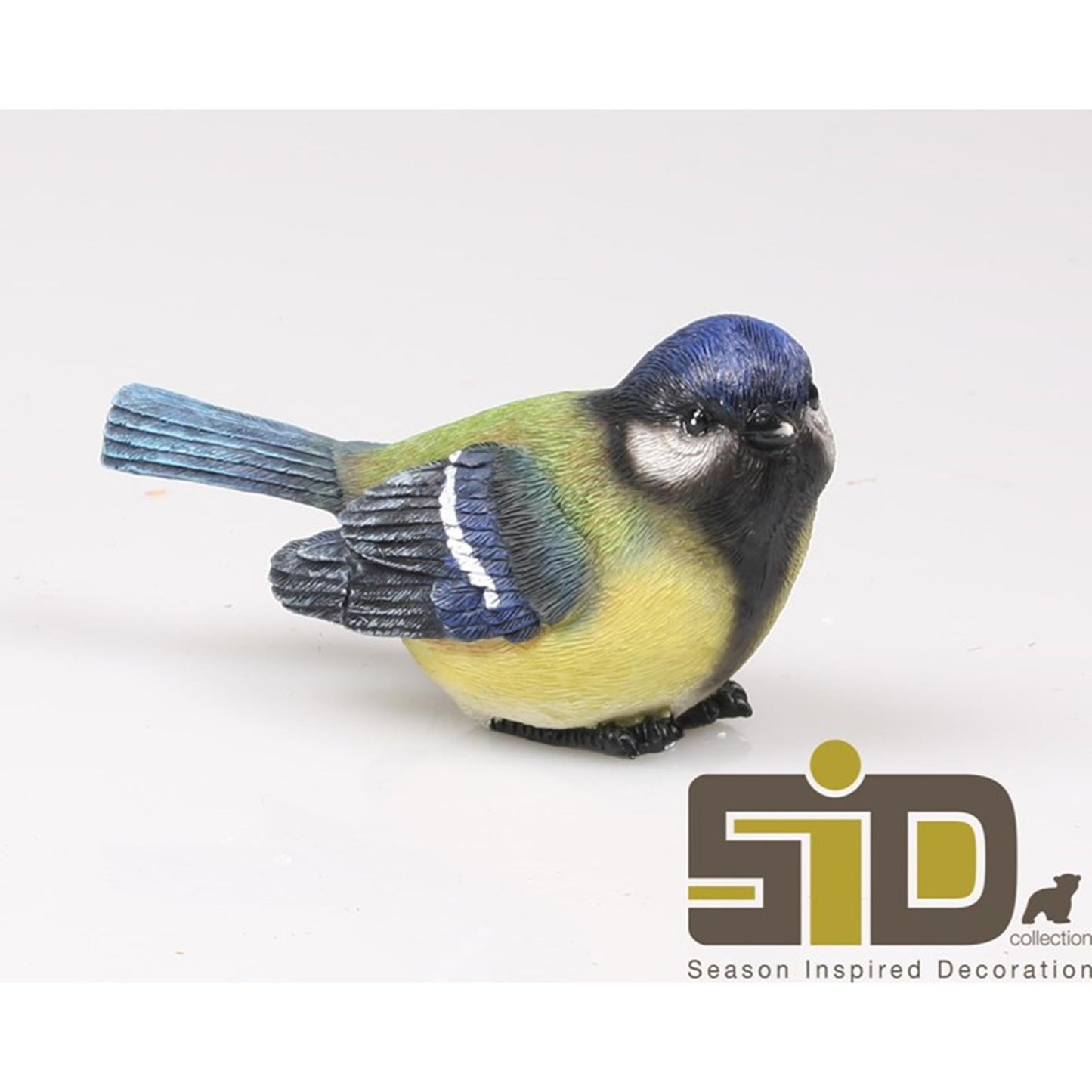Statue d'oiseau de décoration inspirée de la saison, mésange charbonnière