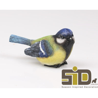 Statue d'oiseau de décoration inspirée de la saison, mésange charbonnière