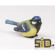 Statue d'oiseau de décoration inspirée de la saison, mésange charbonnière