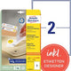 Etiquettes réadhésives avery zweckform stick lift blanc