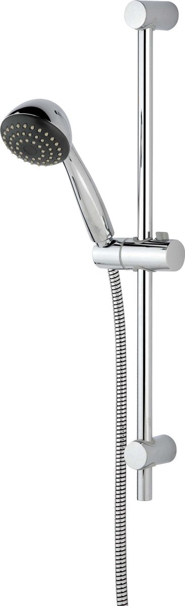 Ensemble de douche Tiger Murcia - pomme de douche ø 8,5 cm - jusqu'à 40% d'économie d'eau - chrome