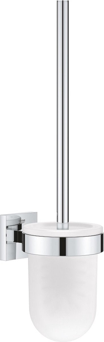 Grohe ensemble de brosses de toilettes start cube - chrome 40977000