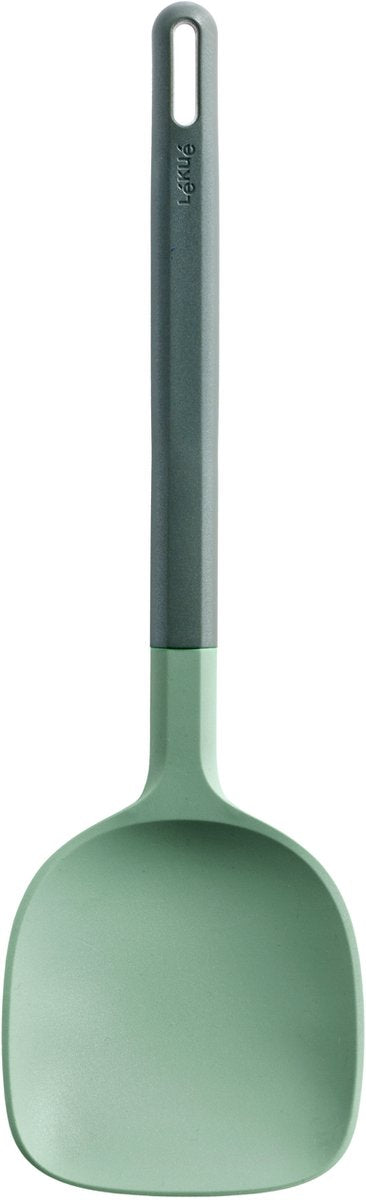 Spatule wok Lékué - sans rayures - verte