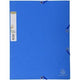 Chemise exacompta 56982e carton recyclé 380g m2 a4 24x32cm bleu royal 3 rabats