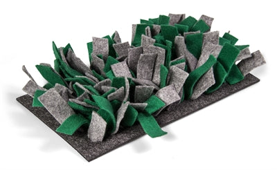 Bunny Nature Snuffelmat Felt Grey Green