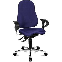Chaise pivotante sitness 10 topstar contact permanent 5-8 heures bleu