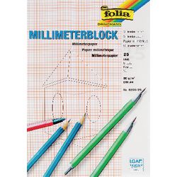 Papier graphique folia a4 80 g/m² 25 feuilles