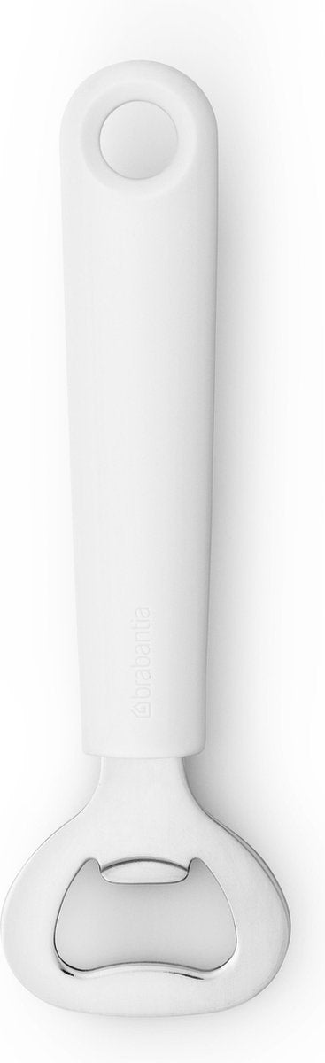 Brabantia brabantia savoureuse + ouvre-bouteille en acier inoxydable blanc