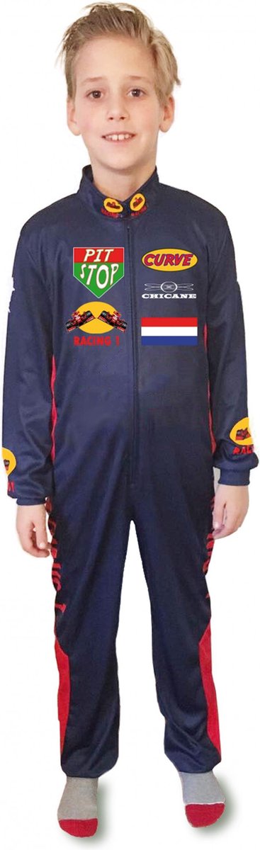 Rubies costume rubie's formule 1 junior polyester bleu taille 104