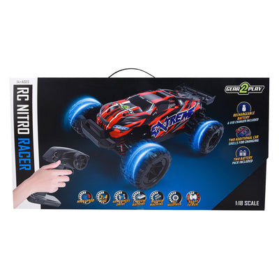 Gear2play rc nitro racer voiture à conduite ultra-rapide - 1:18