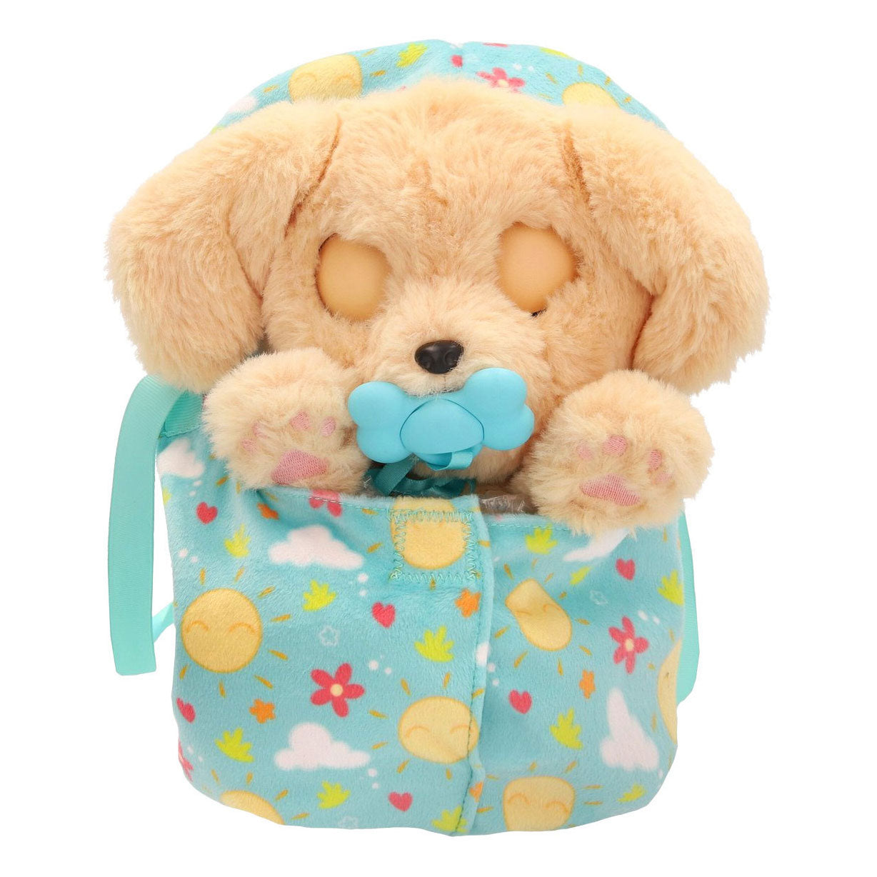 Peluche interactive pattes de bébé labrador