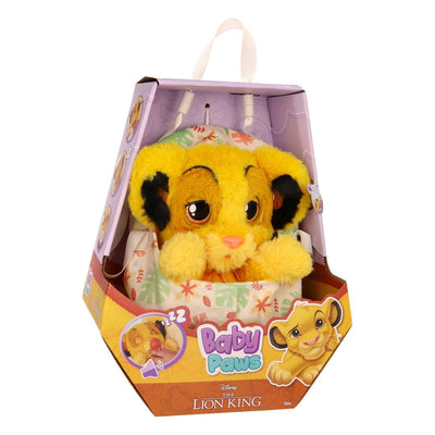 Spectron peluche interactive pattes de bébé simba - 20cm
