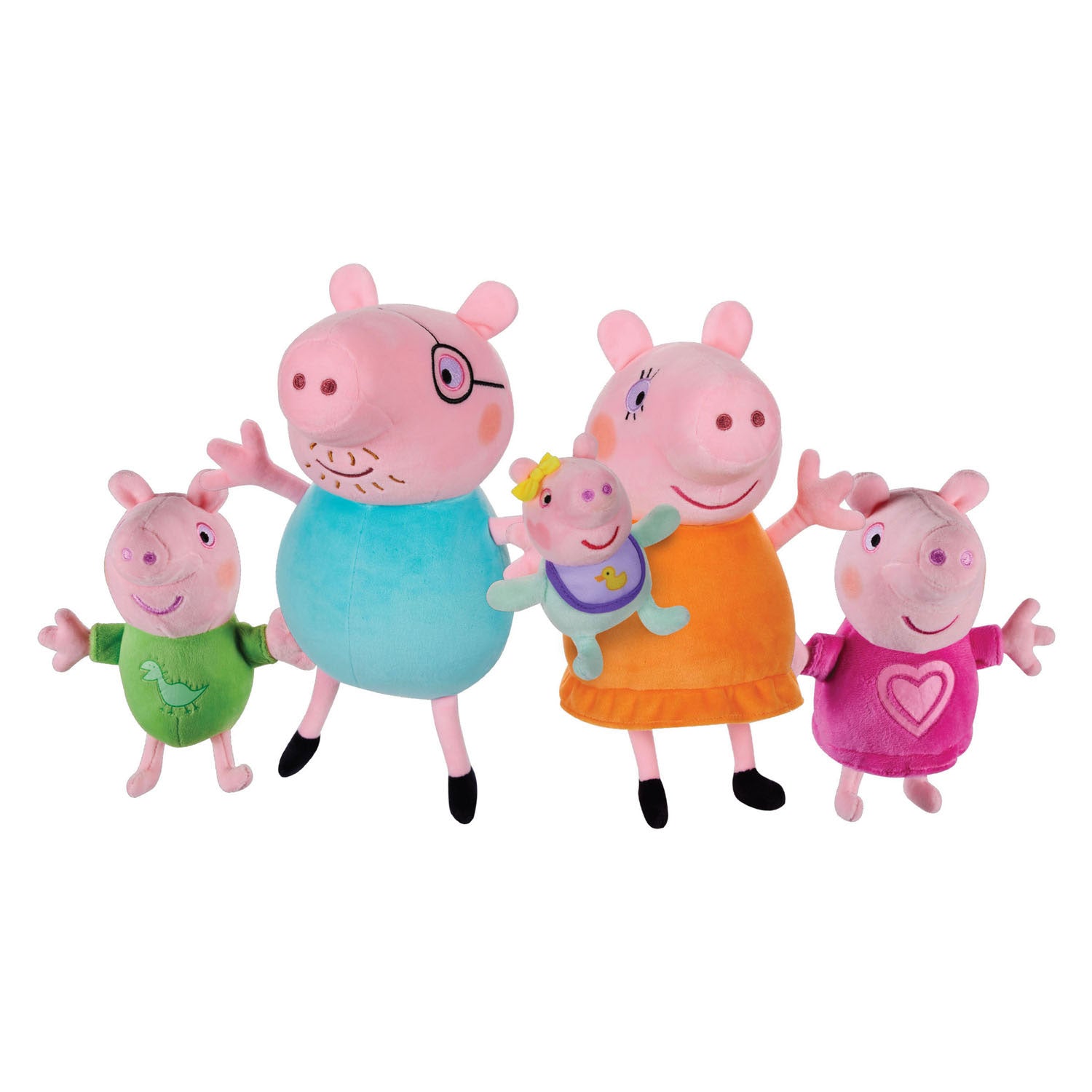 Ensemble en peluche Peppa Pig Spectron - 5 pièces.