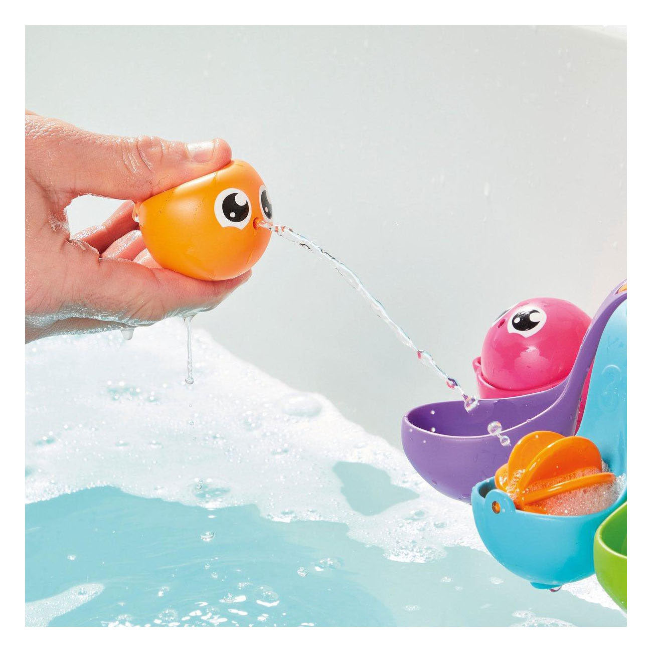 Poulpe d'activité 7 en 1 pour le bain