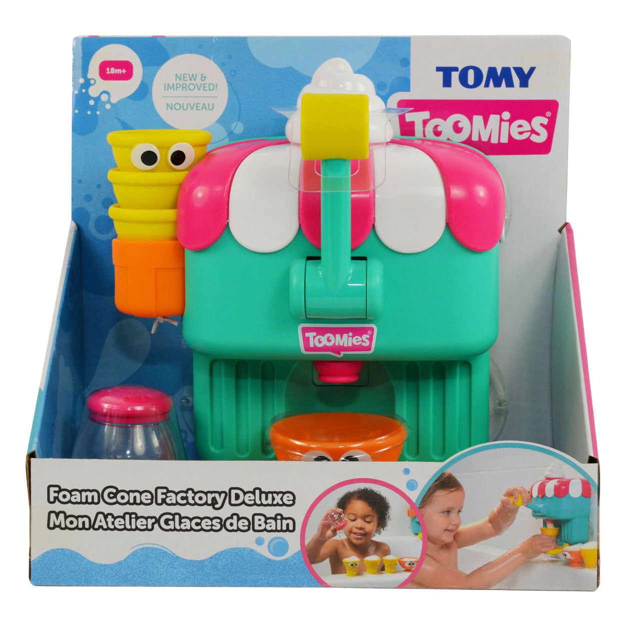 Jouets de bain de luxe d'usine de cônes en mousse