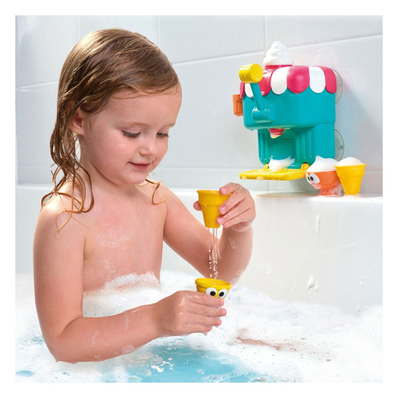 Jouets de bain de luxe d'usine de cônes en mousse