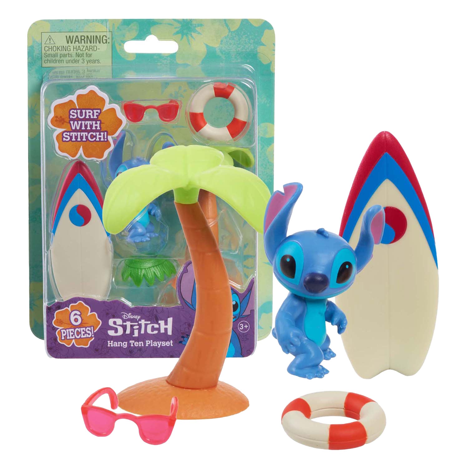 Spectron Playing Figure avec ensemble de jeux de surf, 5dlg.