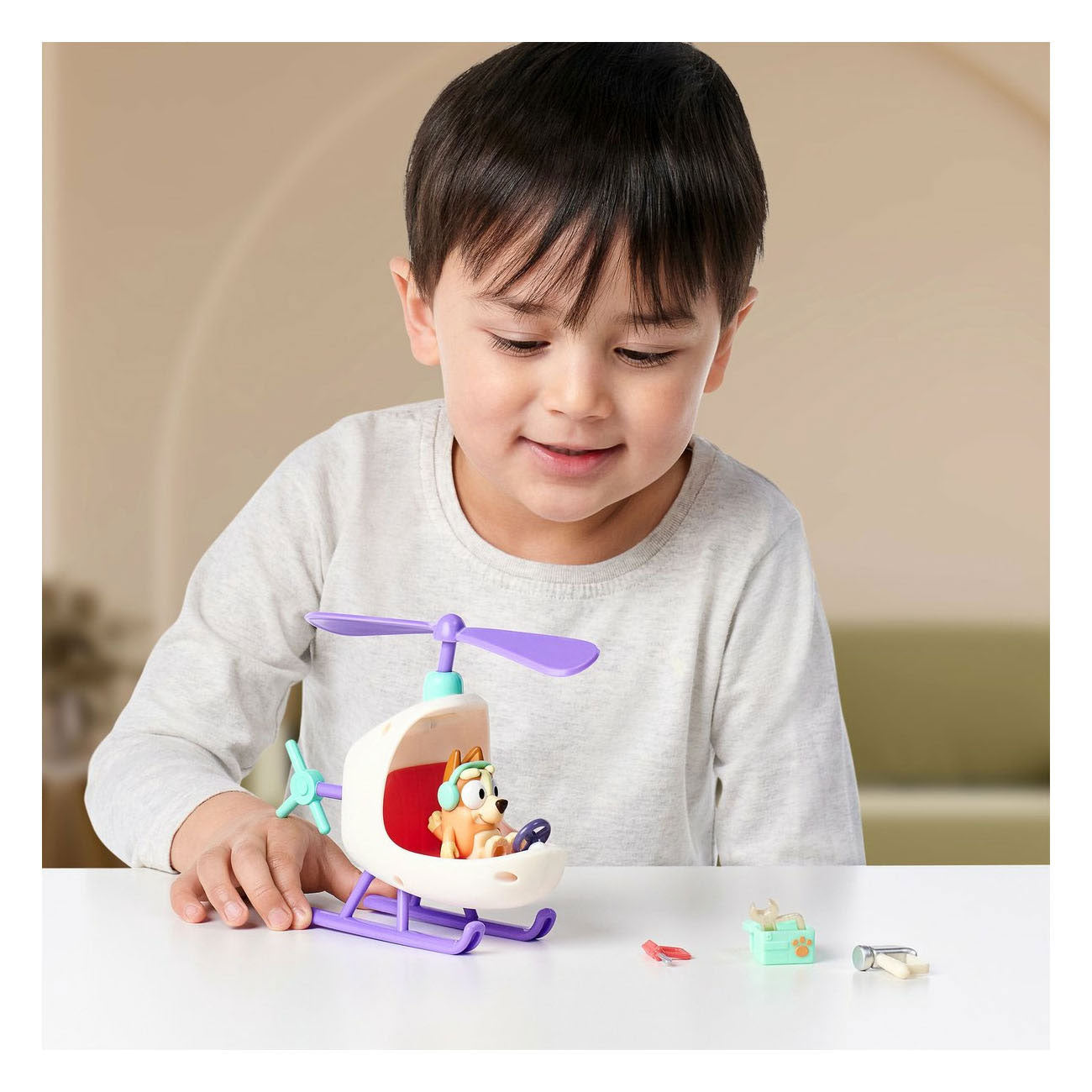 Figure Speel Bingo Bingo Toys Bluey Bluey Hélicoptère
