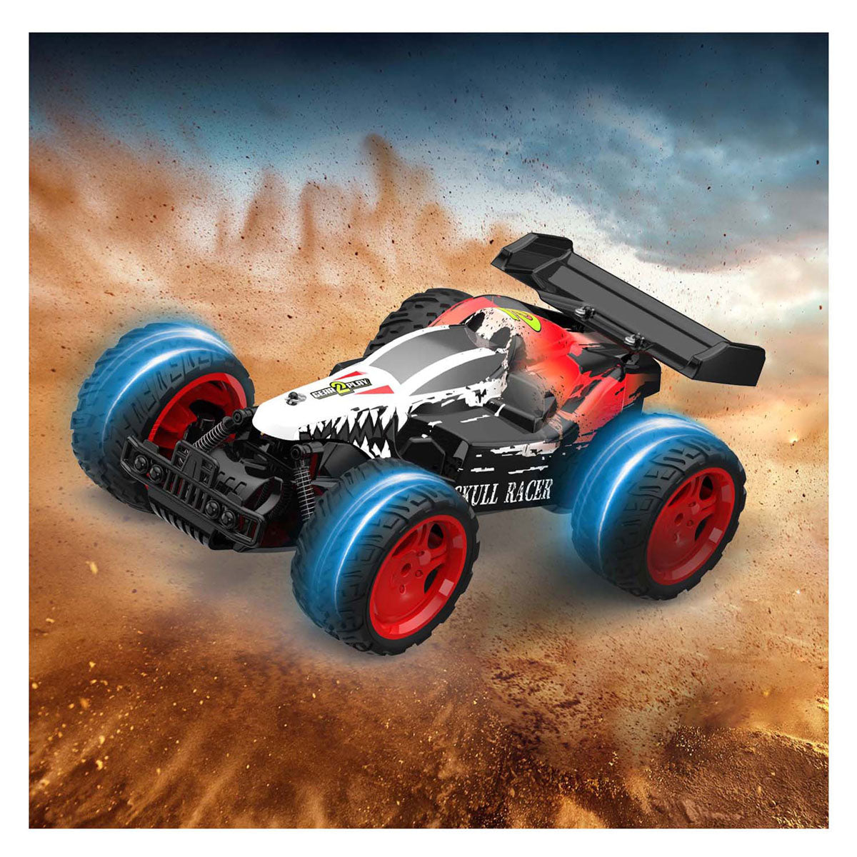 Voiture contrôlée Spectron RC Skull Racer 1:10