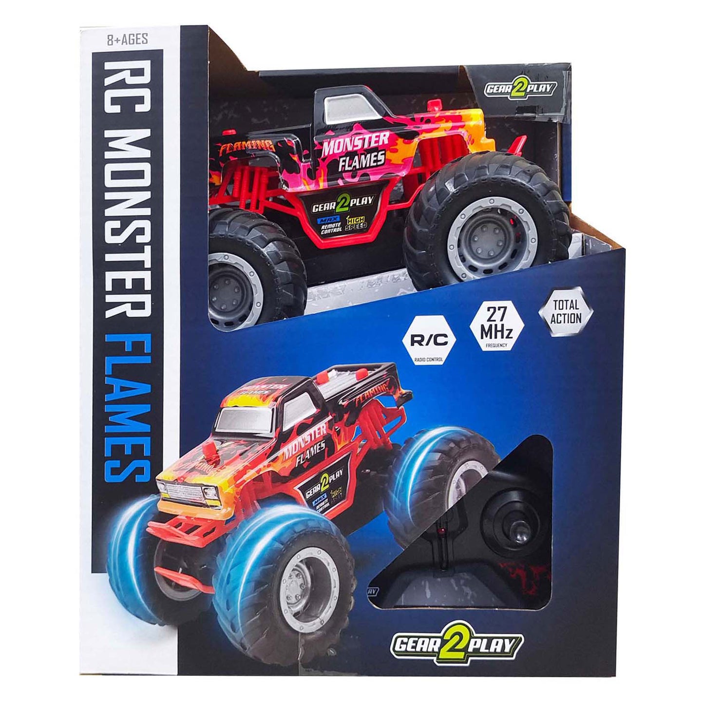 Gear2Play RC Stereable Auto Monster Flames