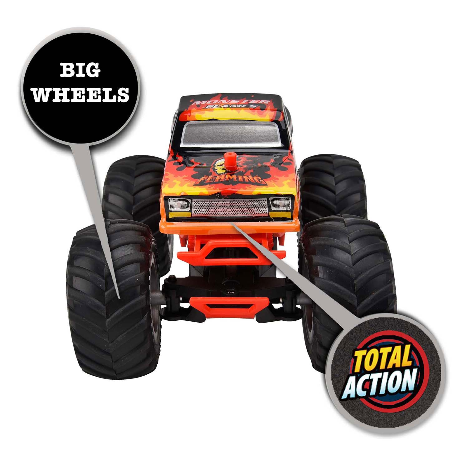 Gear2Play RC Stereable Auto Monster Flames