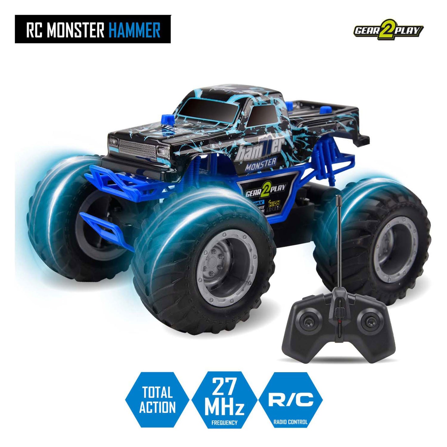 Gear2Play RC Stereable Auto Monster Hammer