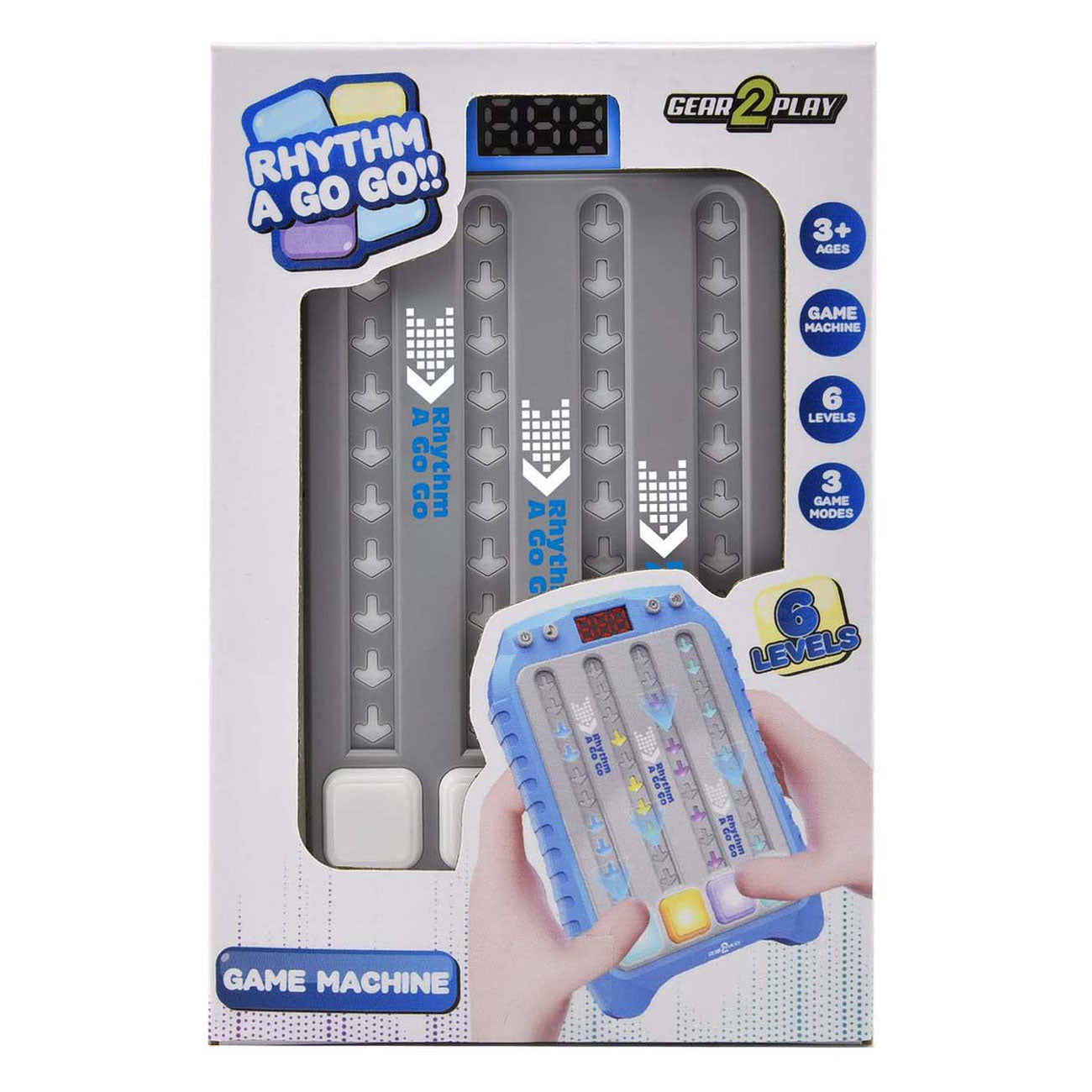 Gear2Play Rhytm a Go Suivre le jeu de rythme bleu