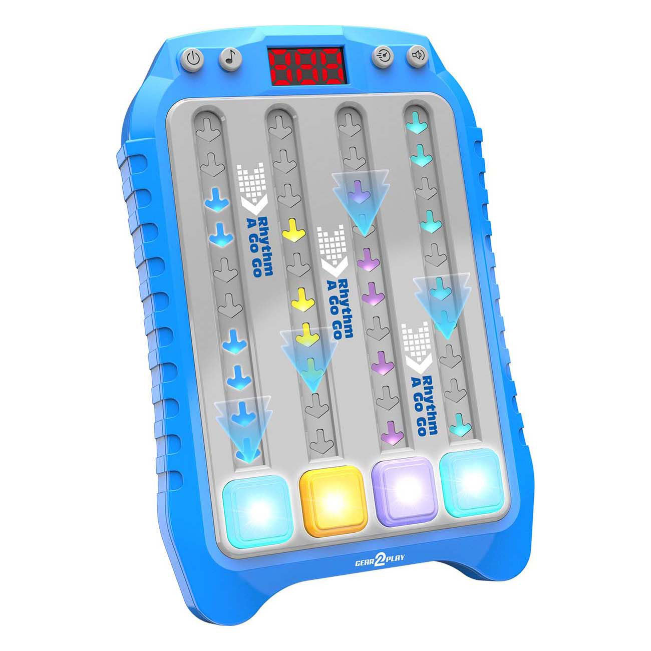 Gear2Play Rhytm a Go Suivre le jeu de rythme bleu