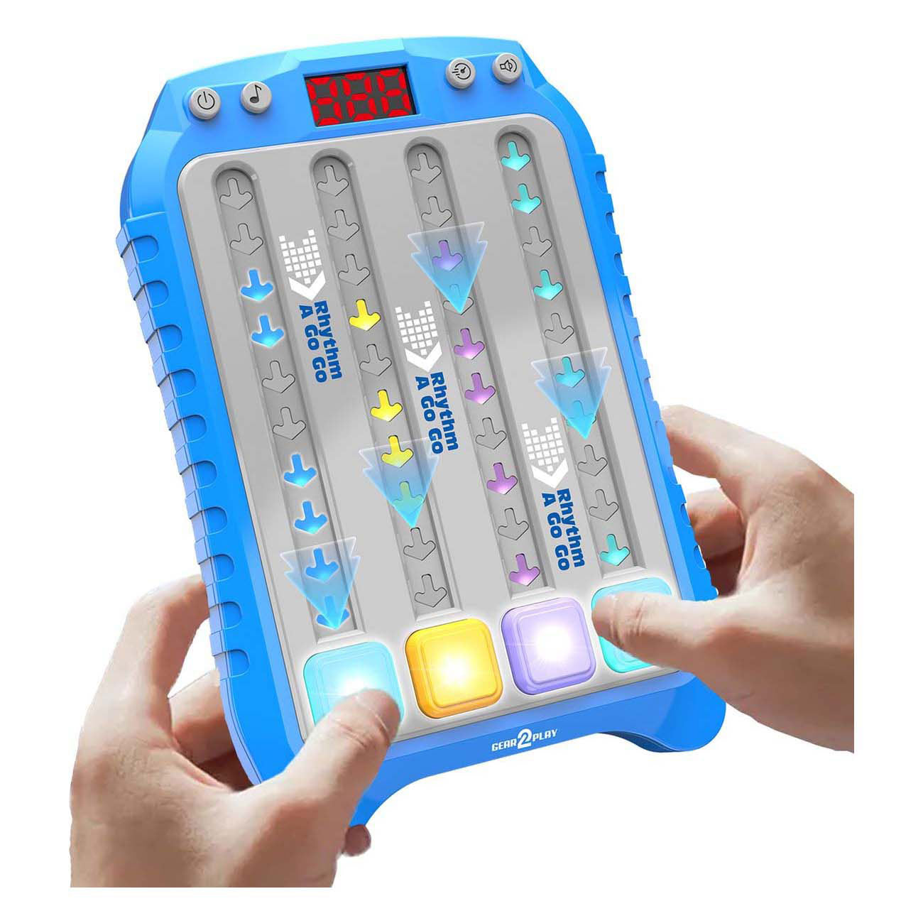 Gear2Play Rhytm a Go Suivre le jeu de rythme bleu