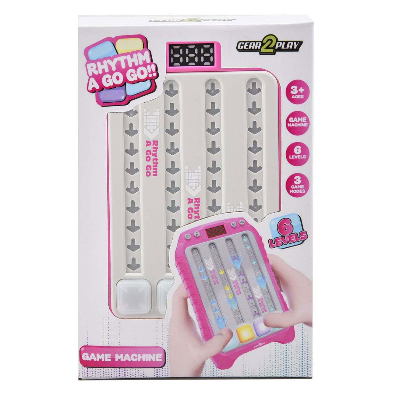 Gear2Play Rhytm a Go Suivre le jeu de rythme rose