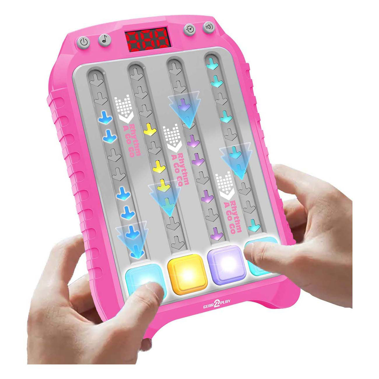 Gear2Play Rhytm a Go Suivre le jeu de rythme rose
