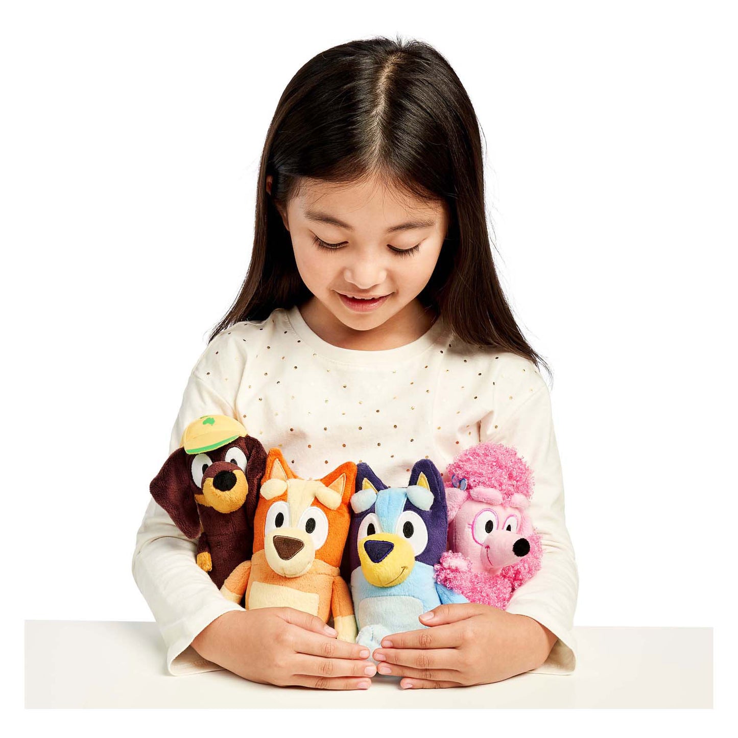 Moose Toys Hug Bluey Bluey Snickers, 20 cm