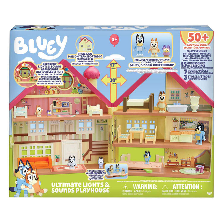 Moose Toys Bluey Ultimate Speelhuis avec lumière et son
