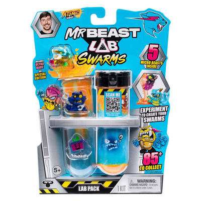Spectron Mrbeast Lab Swarms Series 2 Action de la série atomique Figure, 5 pack