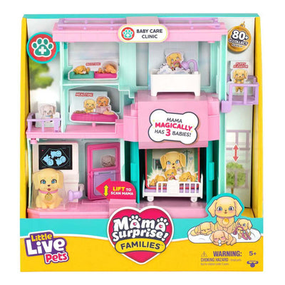 Spectron Little Live Pets Mama Suprise Family Hospital Play Set