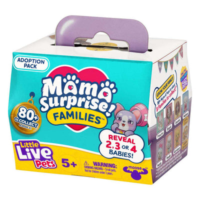 Moose Toys Petit animaux de compagnie en direct Mama Souppe Families