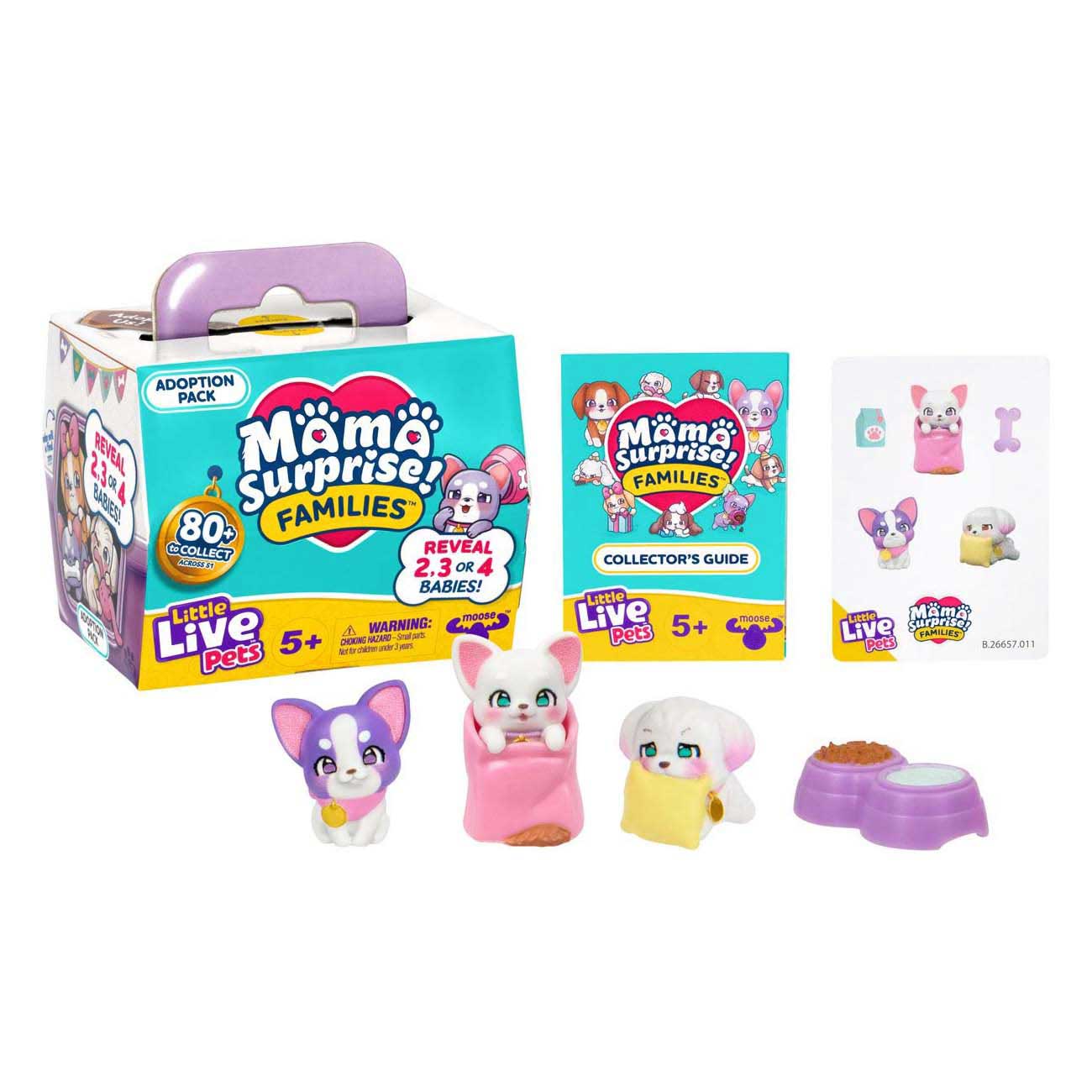 Moose Toys Petit animaux de compagnie en direct Mama Souppe Families