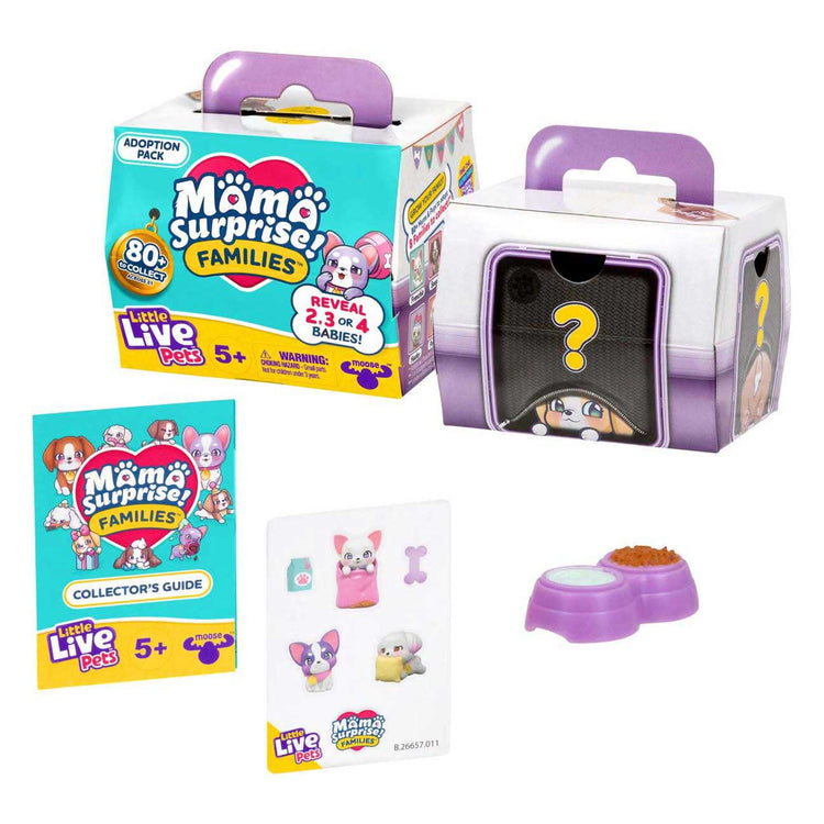 Moose Toys Petit animaux de compagnie en direct Mama Souppe Families