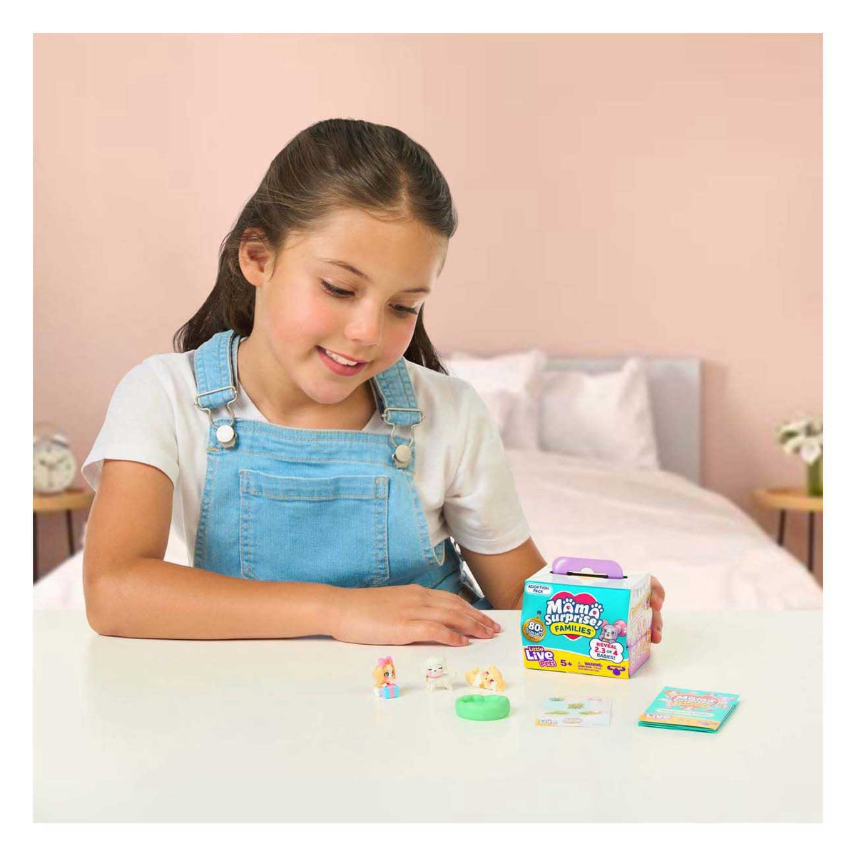 Moose Toys Petit animaux de compagnie en direct Mama Souppe Families