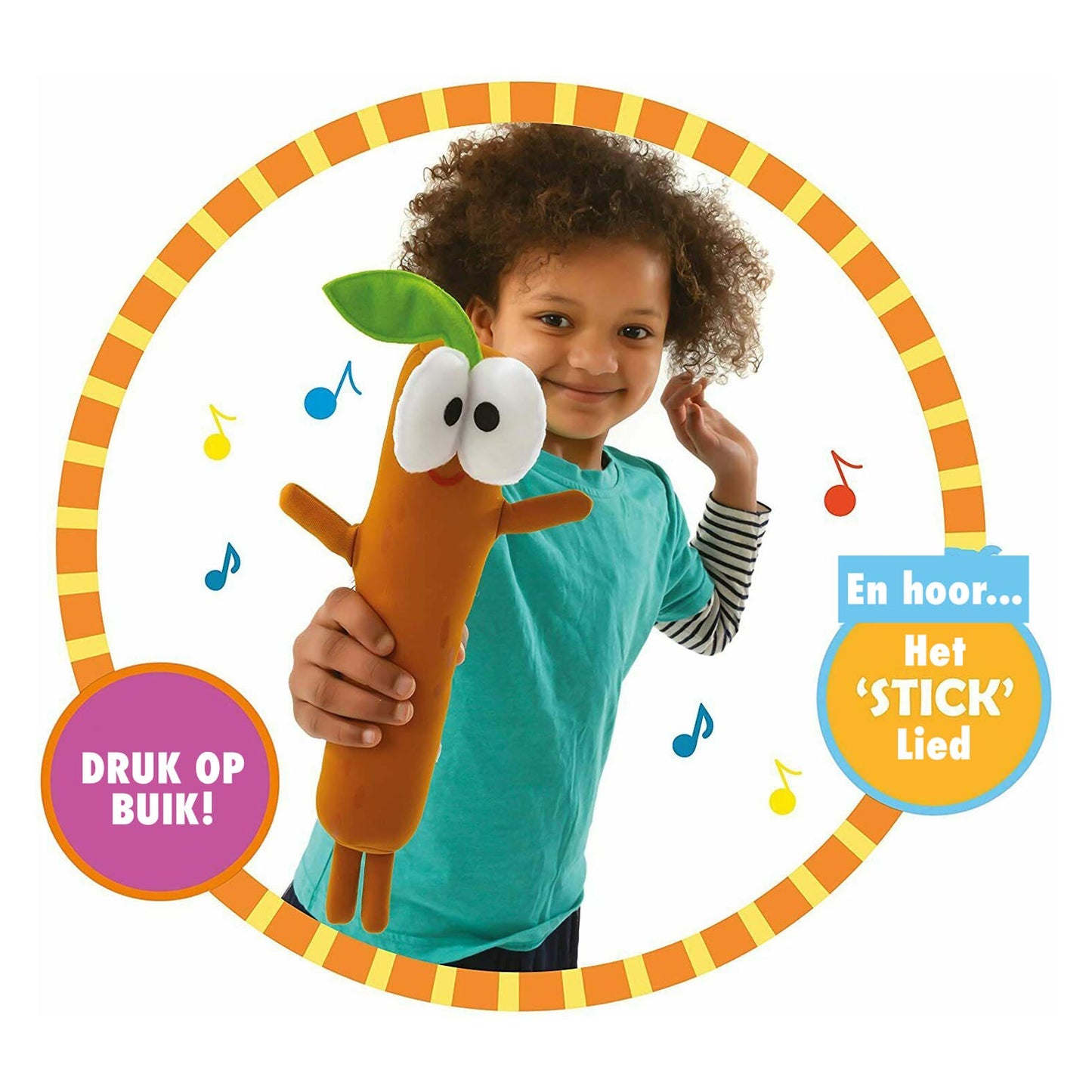 Hey duggee chantant un bâton collant peluche