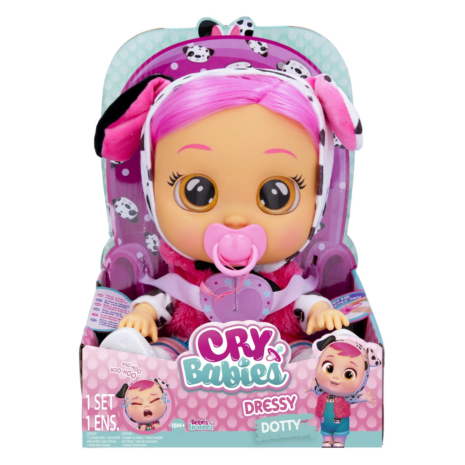 Cry bébés habillés dotty huilpop