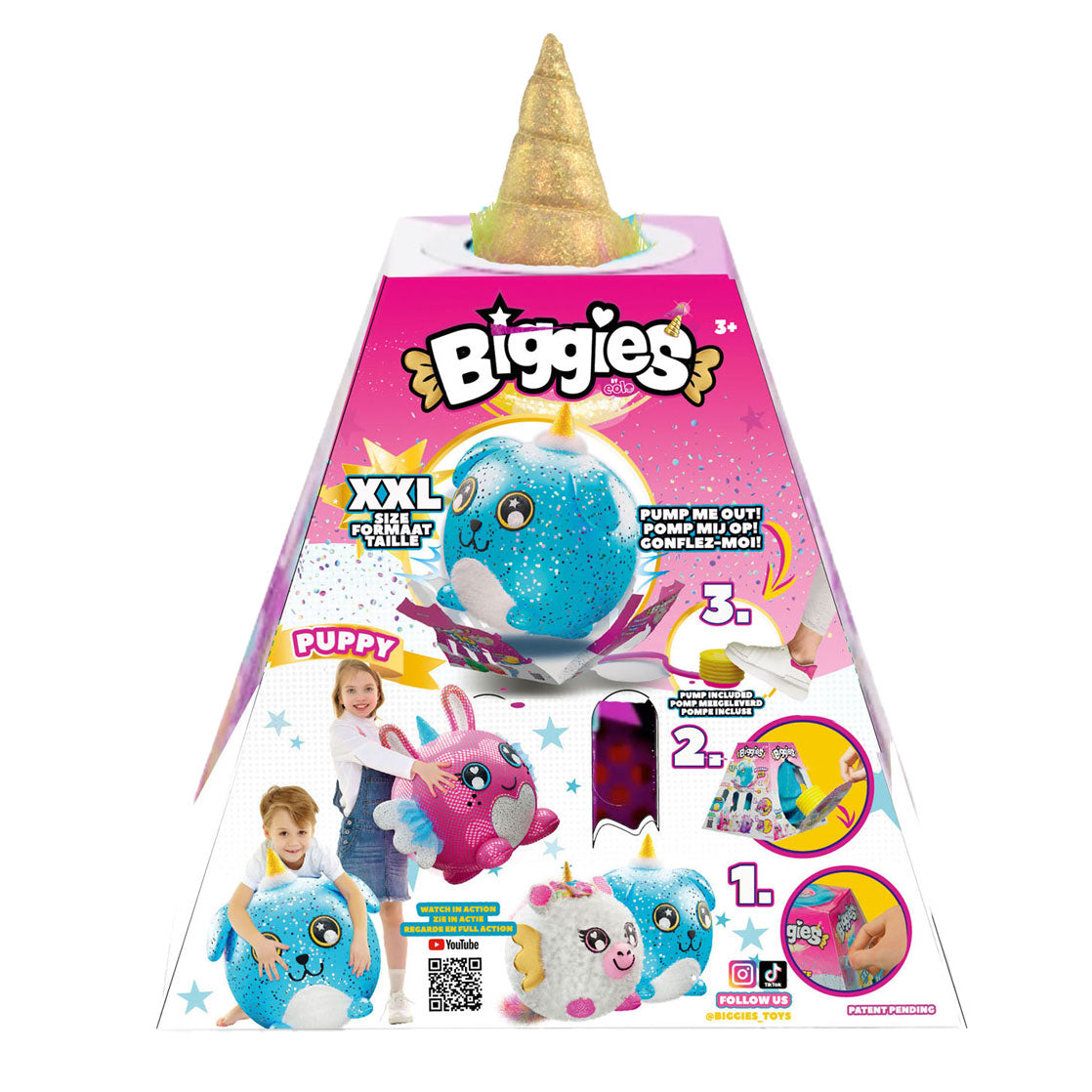 Biggies chien Blue Boule gonflable
