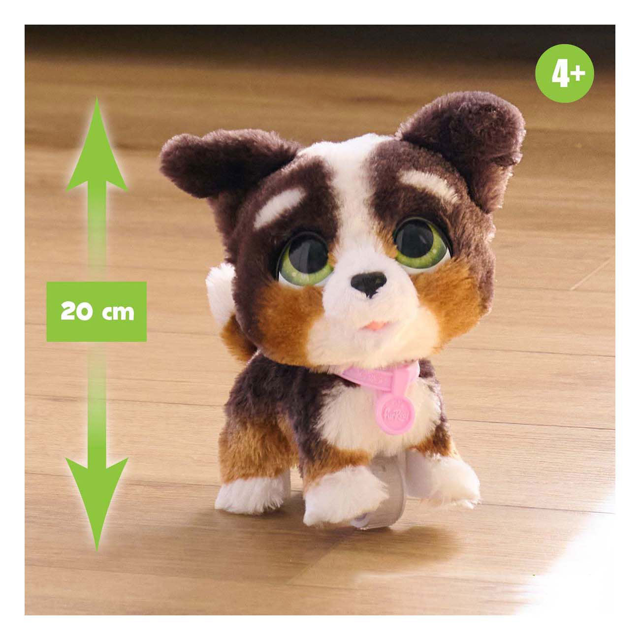 Spectron Furreal Walk-A-Lots Bernedoodle Interactive Animal