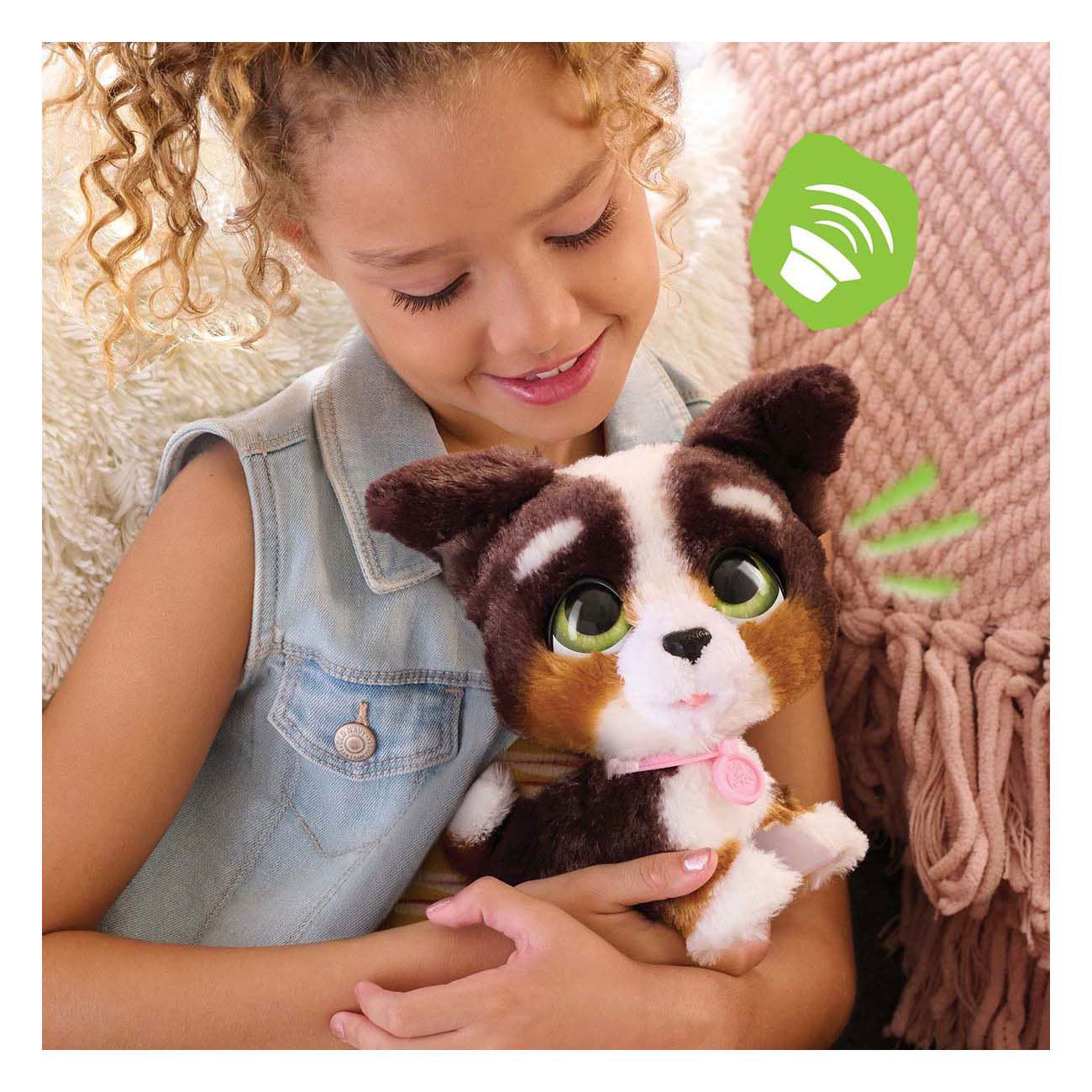 Spectron Furreal Walk-A-Lots Bernedoodle Interactive Animal