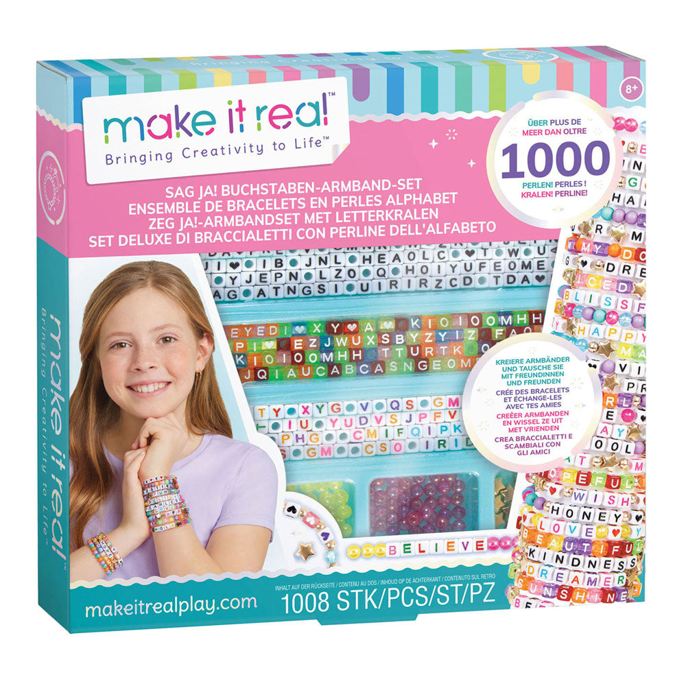Faites-le réel, faites vos propres bracelets de perles, 1008dlg.