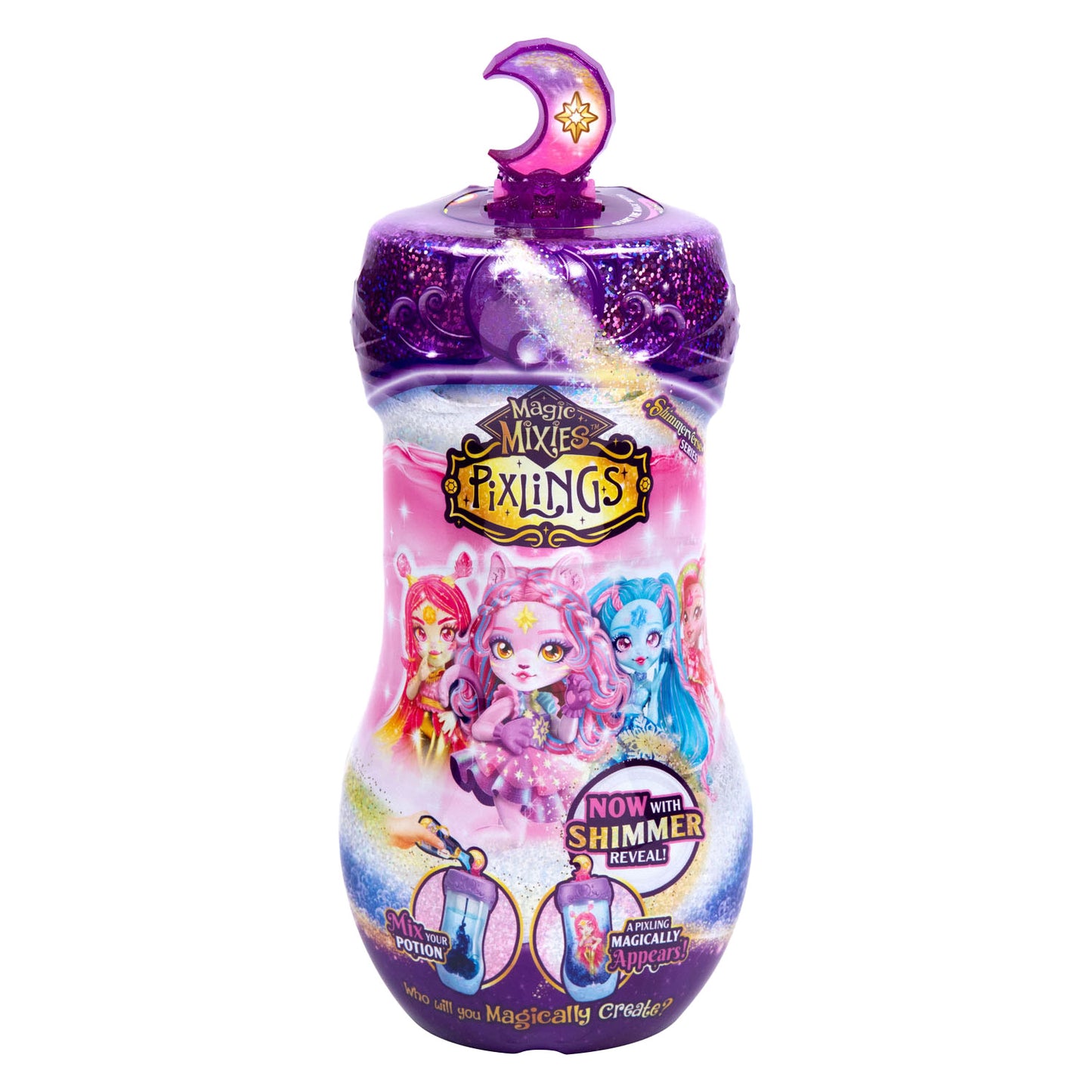 Mélanges Spectron Pixlings Shimmerverse révèlent Pop Catlyn